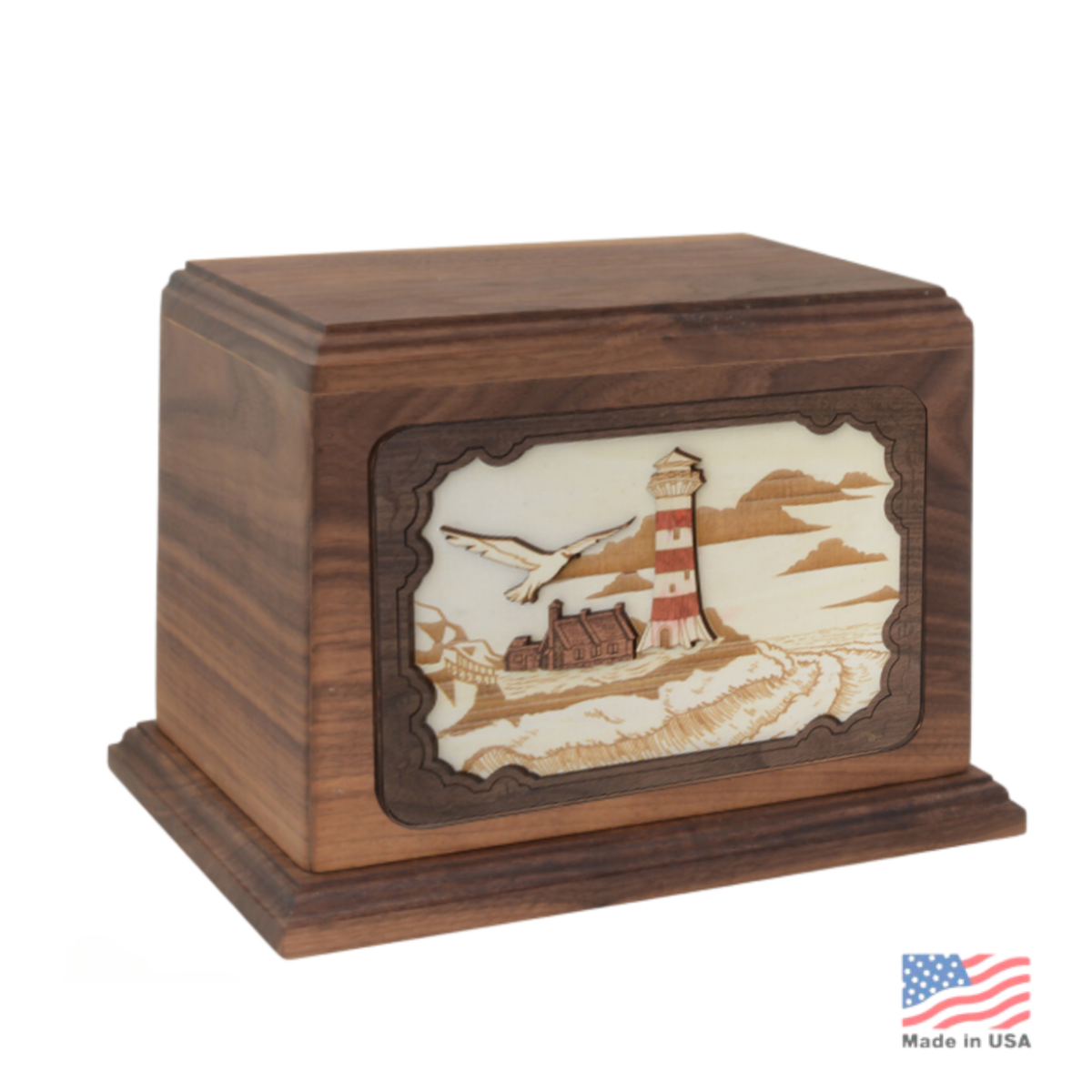 3D Art Lighthouse Urn